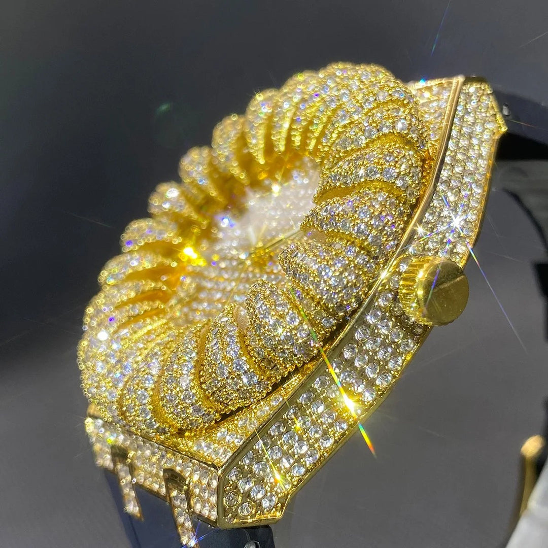 Sunburst Iced Claw Watch