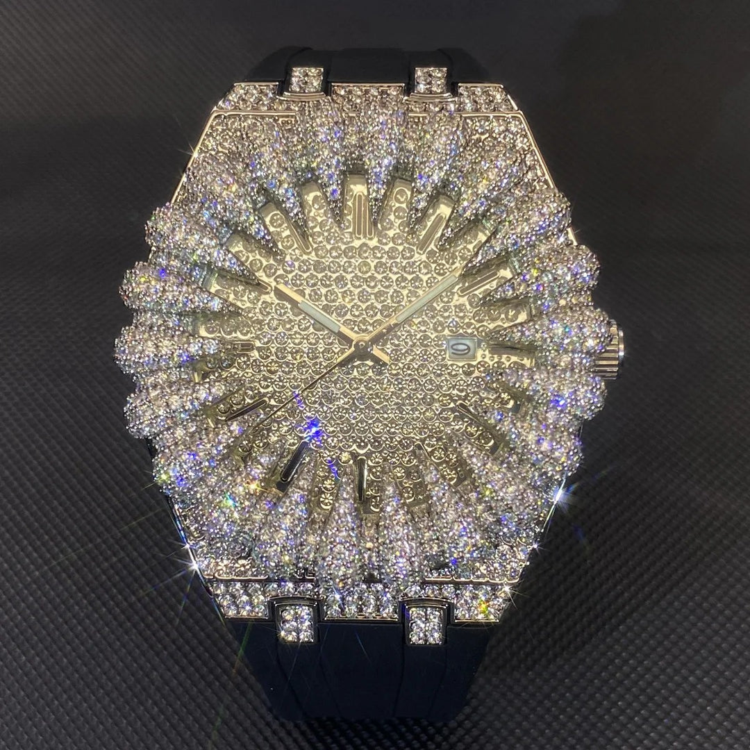 Sunburst Iced Claw Watch