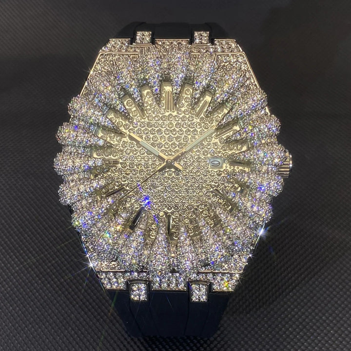 Sunburst Iced Claw Watch