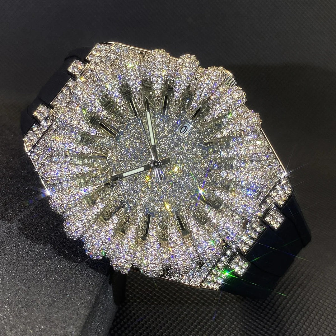 Sunburst Iced Claw Watch