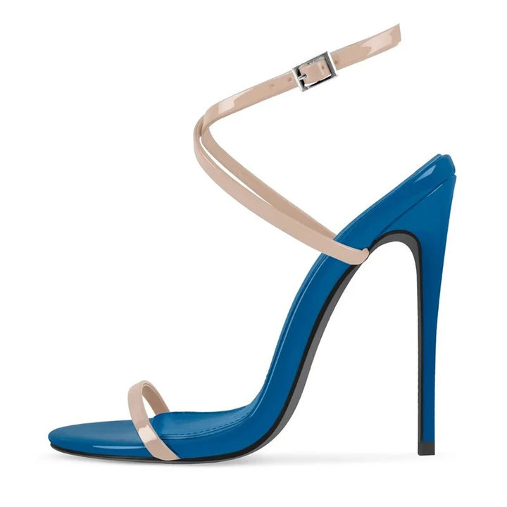 Allegra Crossover Stiletto Sandals