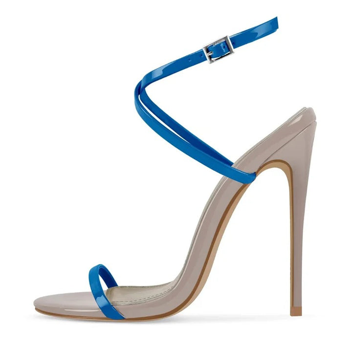 Allegra Crossover Stiletto Sandals