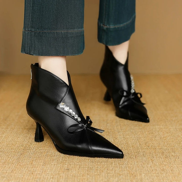 Adriana Bow Ankle Boots