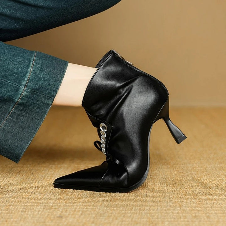 Adriana Bow Ankle Boots