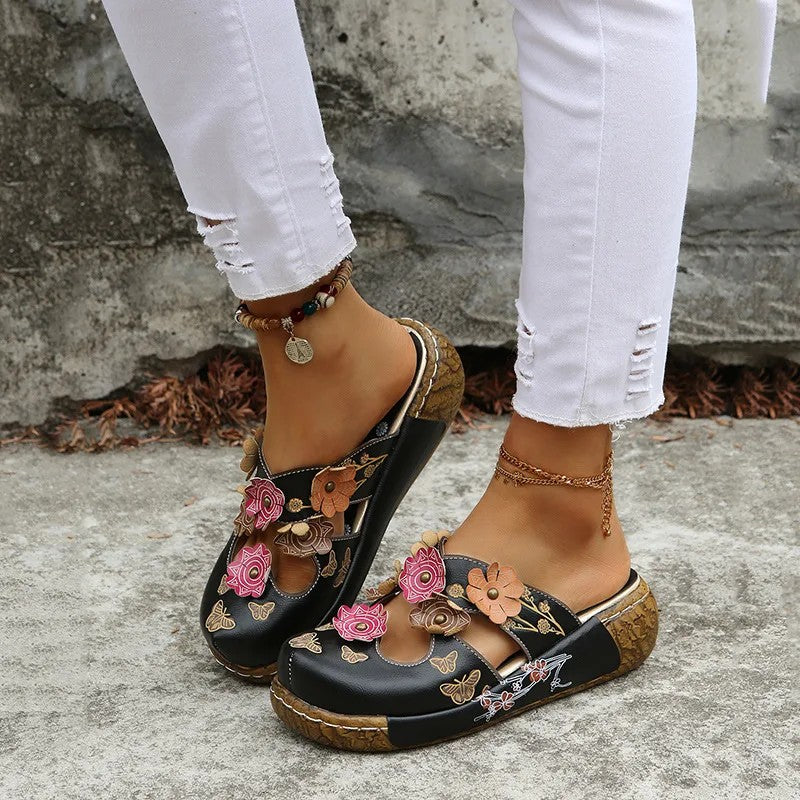 Wildbloom Wedge Mules