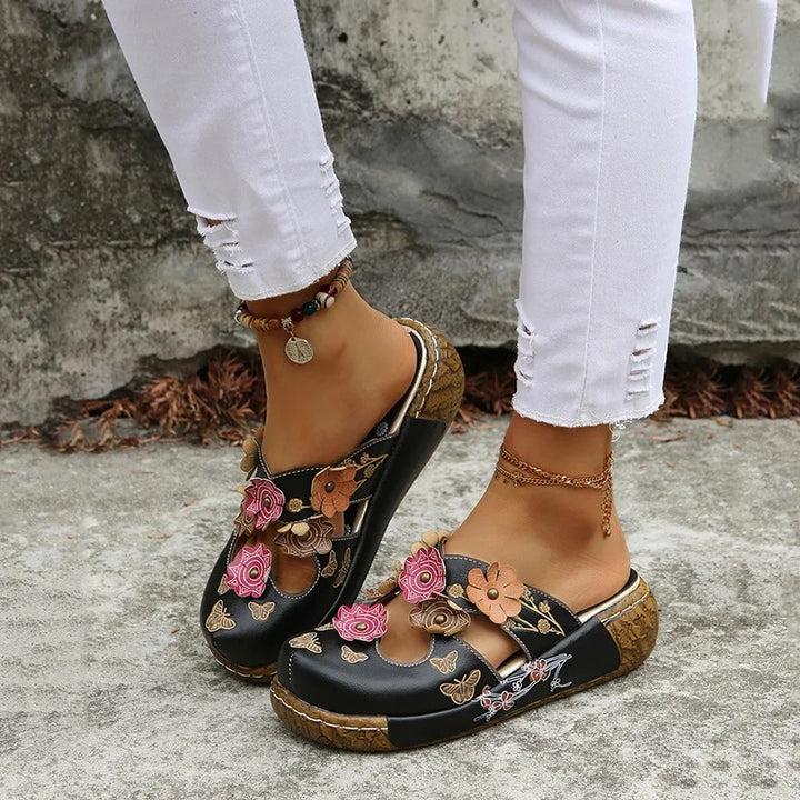 Wildbloom Wedge Mules