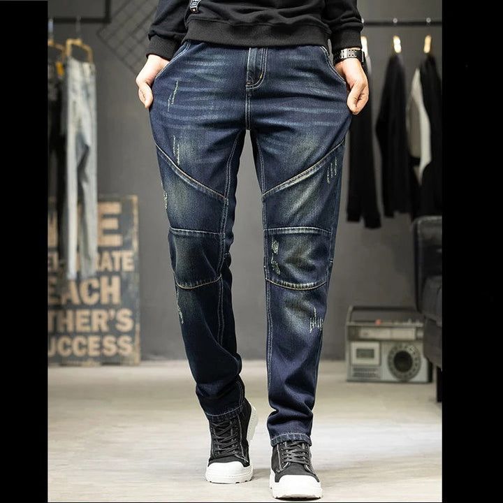 Ironworks Paneled Harem Jeans