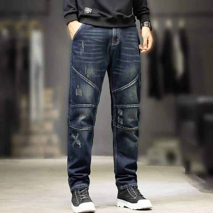 Ironworks Paneled Harem Jeans