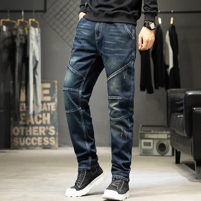 Ironworks Paneled Harem Jeans