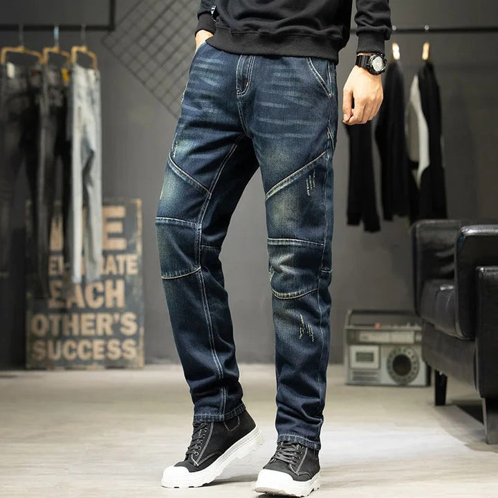 Ironworks Paneled Harem Jeans