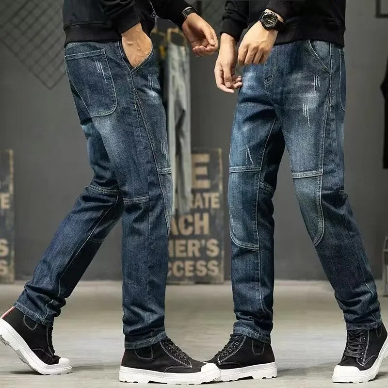 Ironworks Paneled Harem Jeans