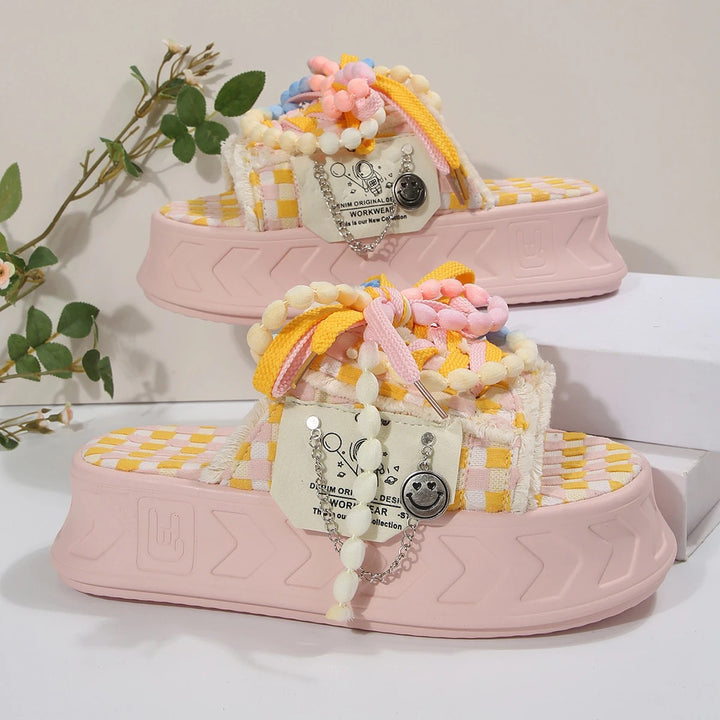 Confetti Pom Platform Slides