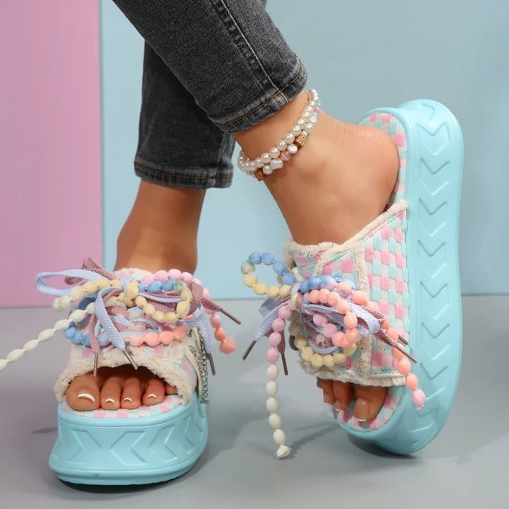 Confetti Pom Platform Slides