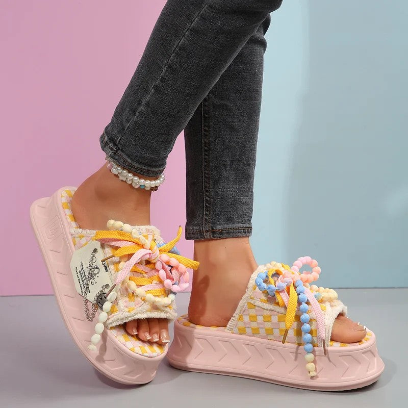 Confetti Pom Platform Slides