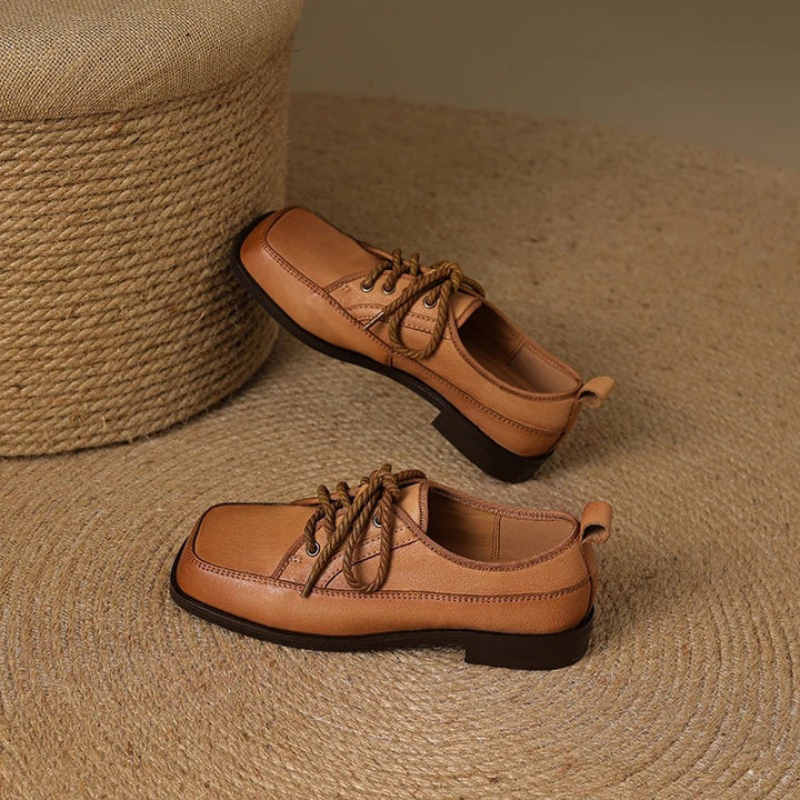 Ledger Square-Toe Oxfords