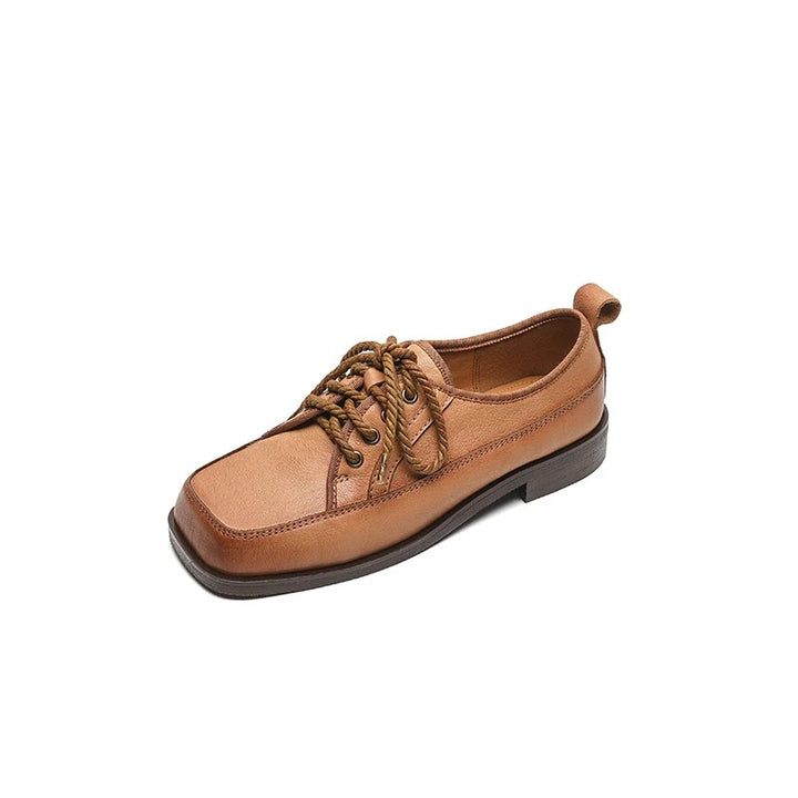 Ledger Square-Toe Oxfords