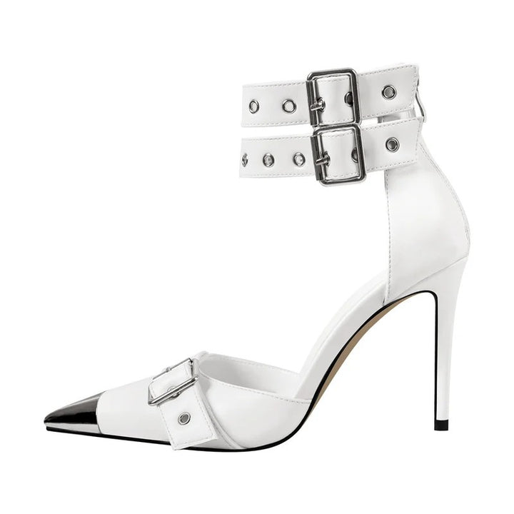 Lazio Double-Buckle Pumps