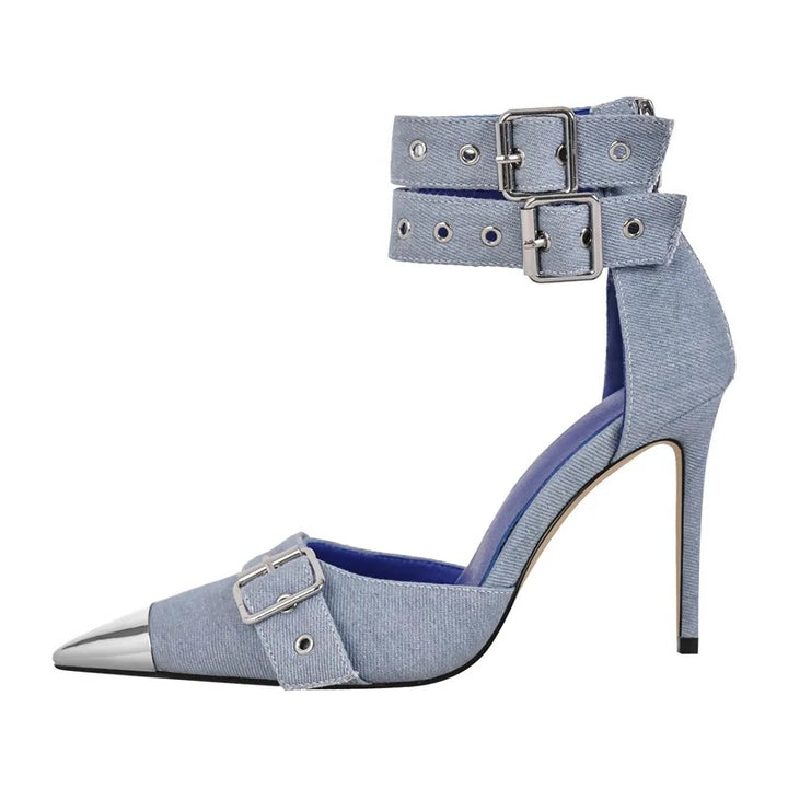 Lazio Double-Buckle Pumps