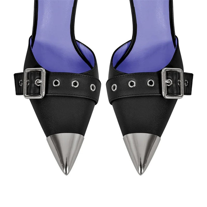 Lazio Double-Buckle Pumps
