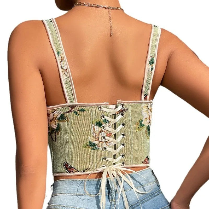 Magnolia Bow Corset Top