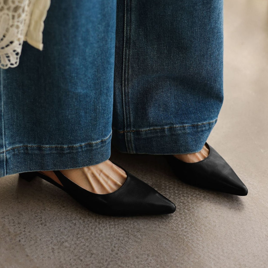 Aeris Leather Slingbacks