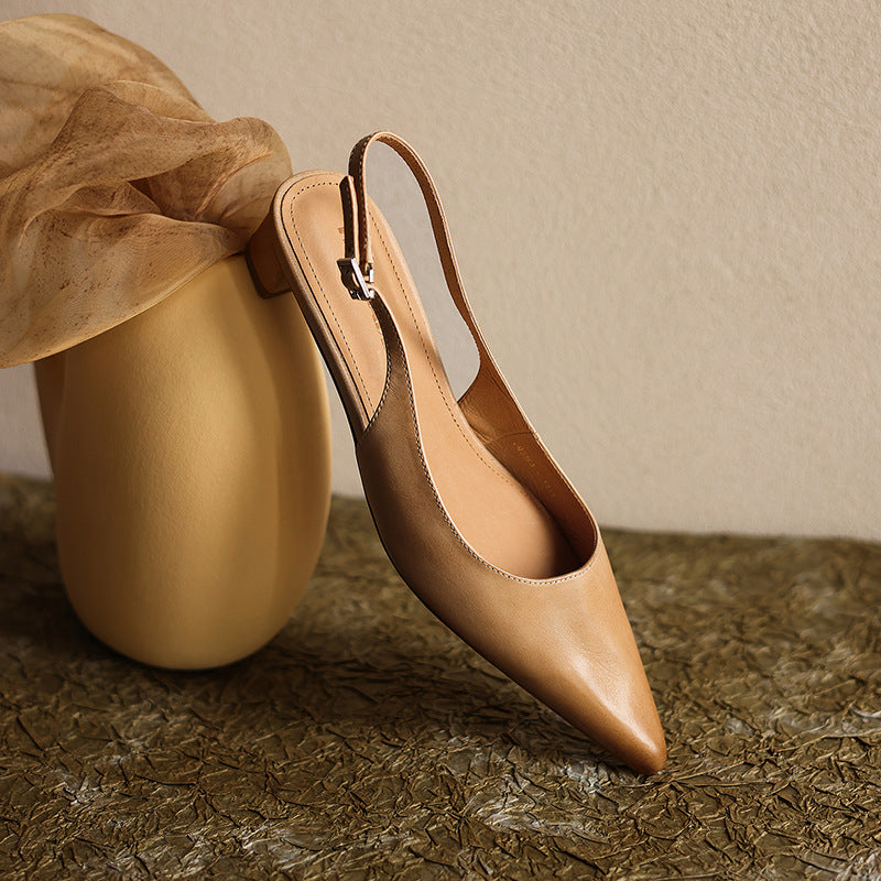 Aeris Leather Slingbacks