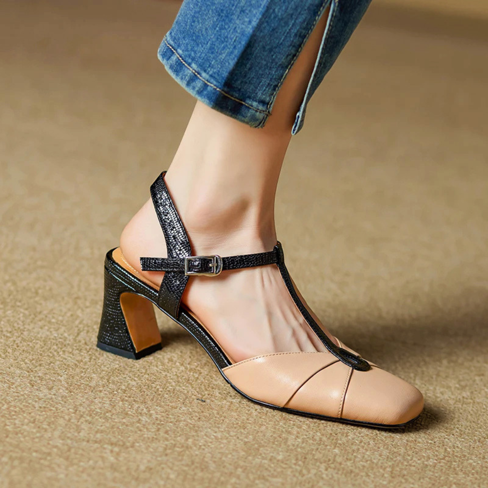 Anvera Leather heels
