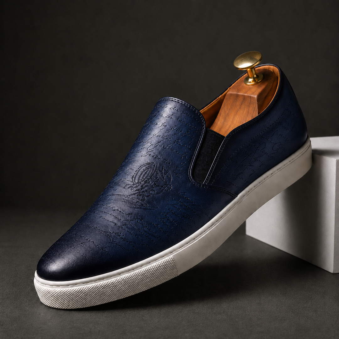 Berluti Scritto Slip-On Sneakers