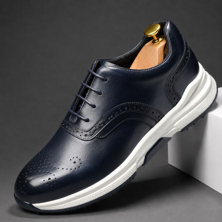 Brogato Spiked Leather Shoes