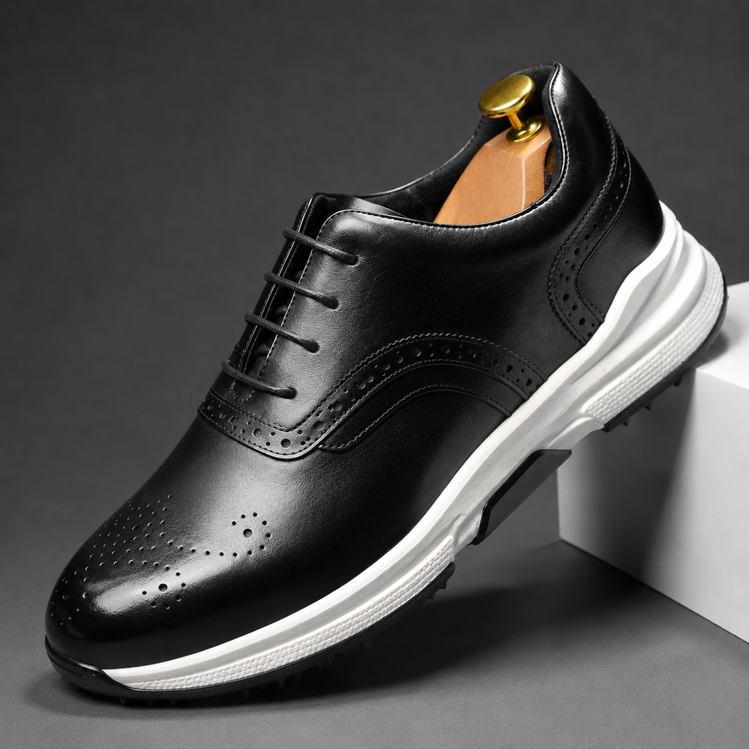 Brogato Spiked Leather Shoes