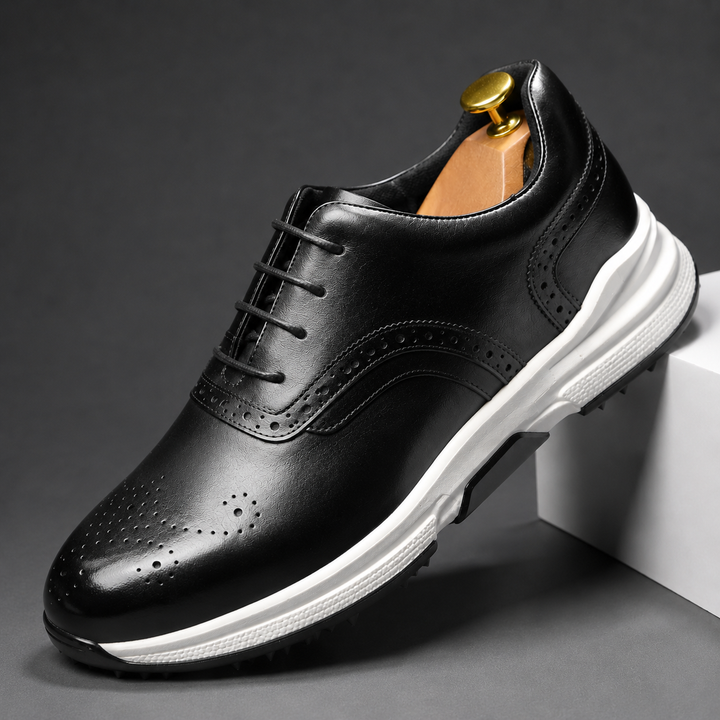 Brogato Spiked Leather Shoes