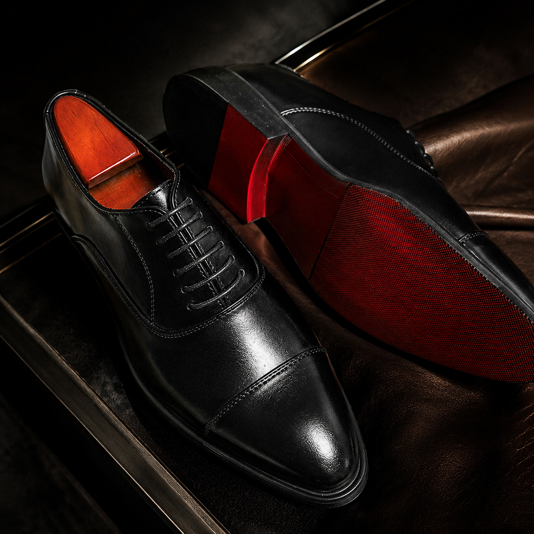 Cardinale Red Sole Oxfords