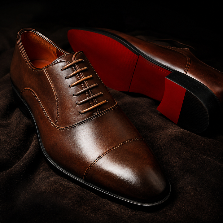 Cardinale Red Sole Oxfords