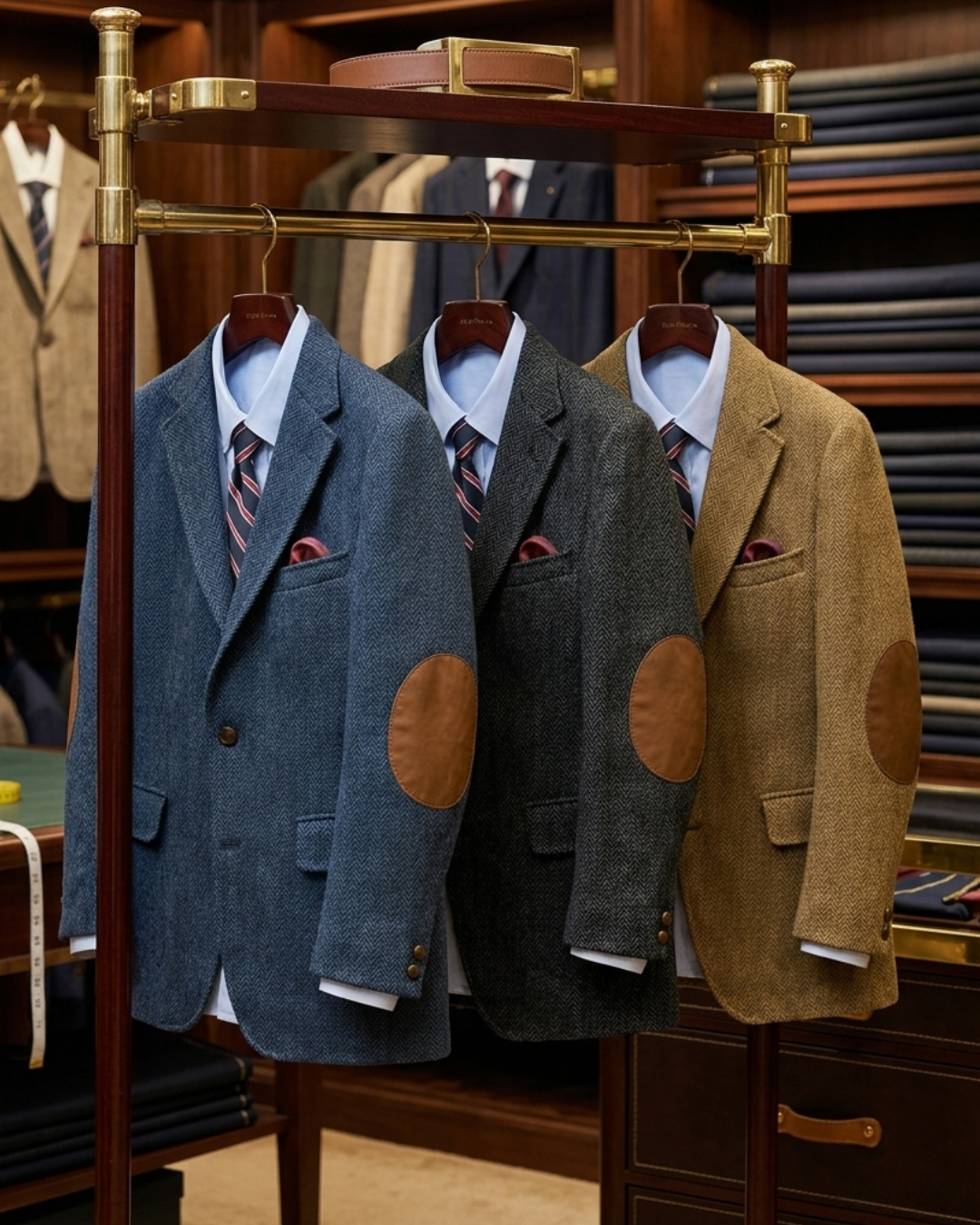 Calder Herringbone Blazer