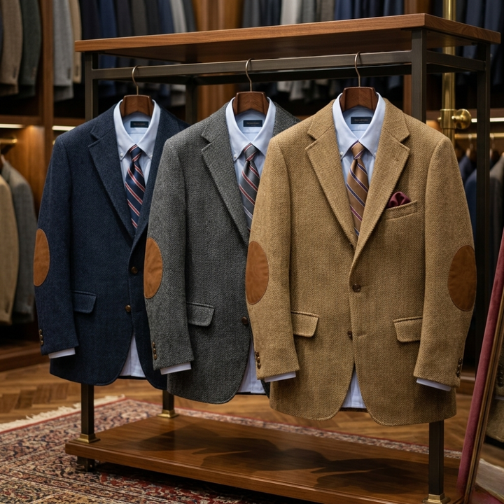 Calder Herringbone Blazer