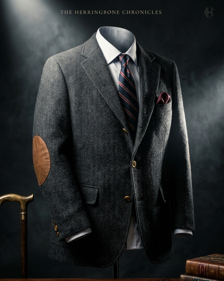 Calder Herringbone Blazer