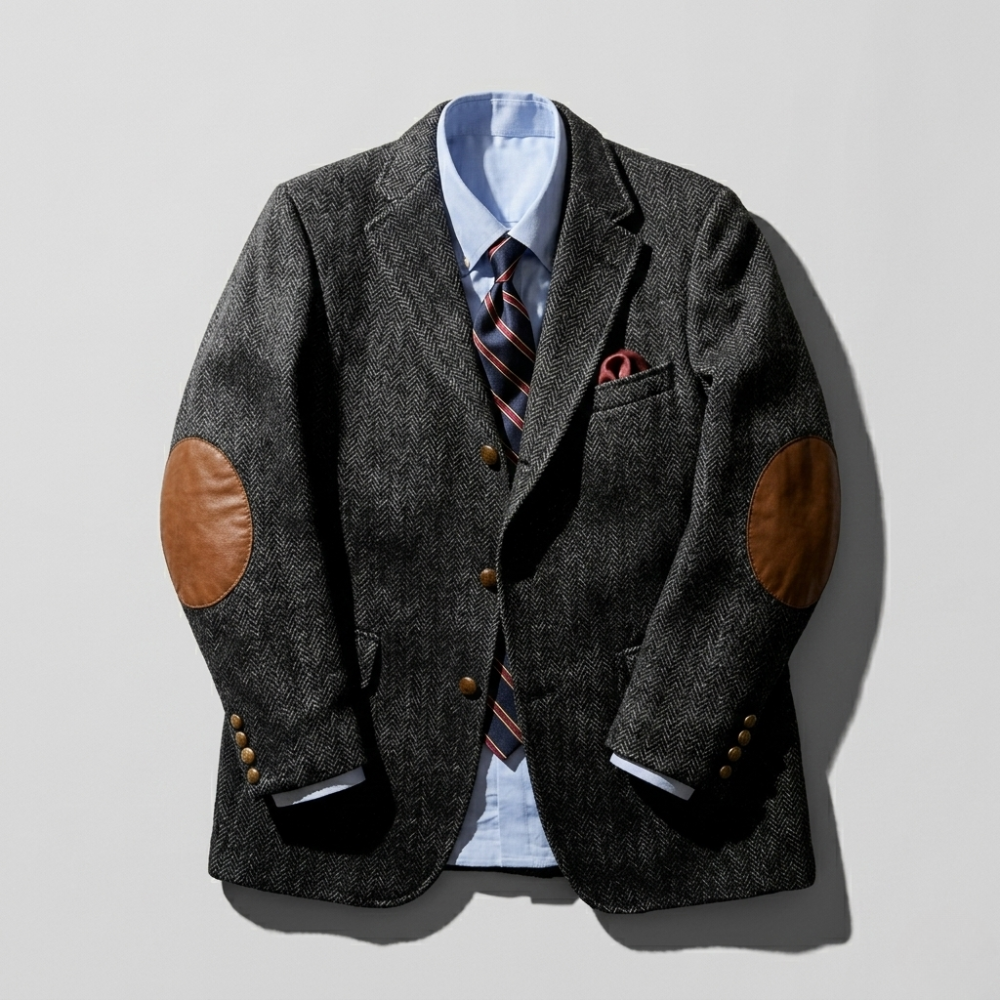 Calder Herringbone Blazer