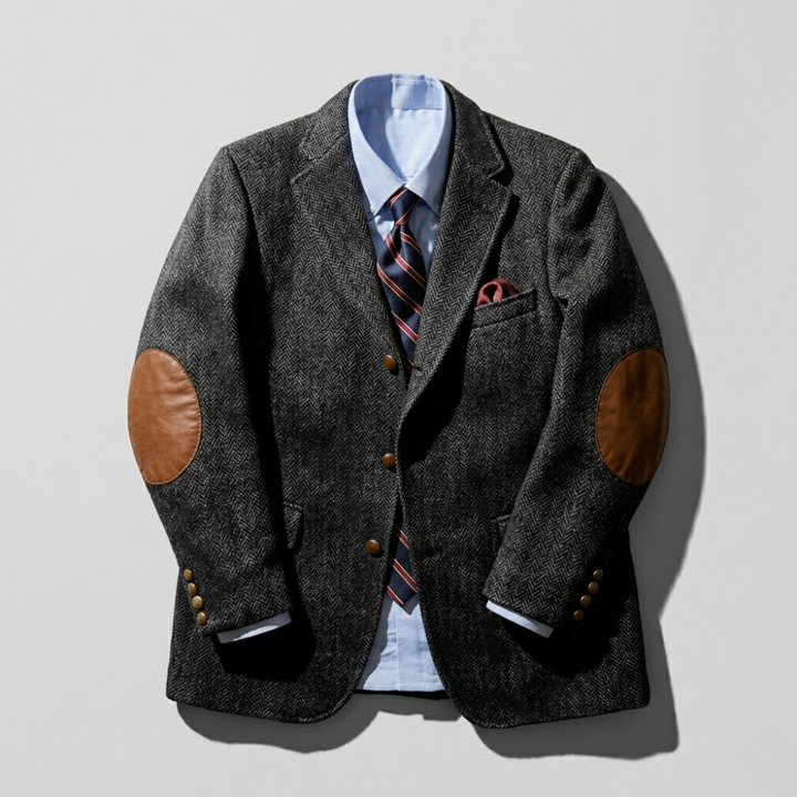 Calder Herringbone Blazer