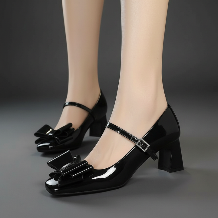 Carmine Bow Heels