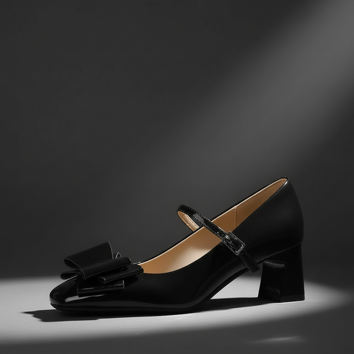 Carmine Bow Heels