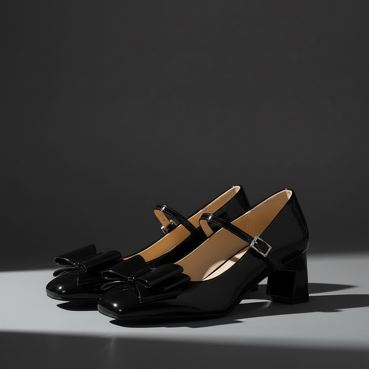 Carmine Bow Heels