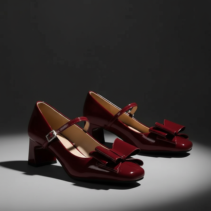 Carmine Bow Heels