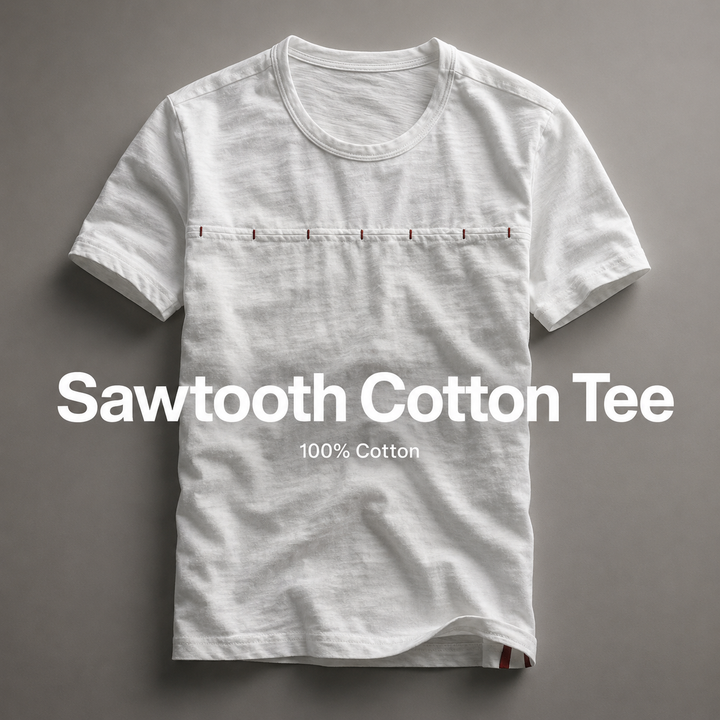 Sawtooth Cotton Tee