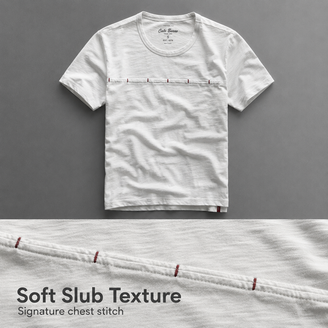 Sawtooth Cotton Tee