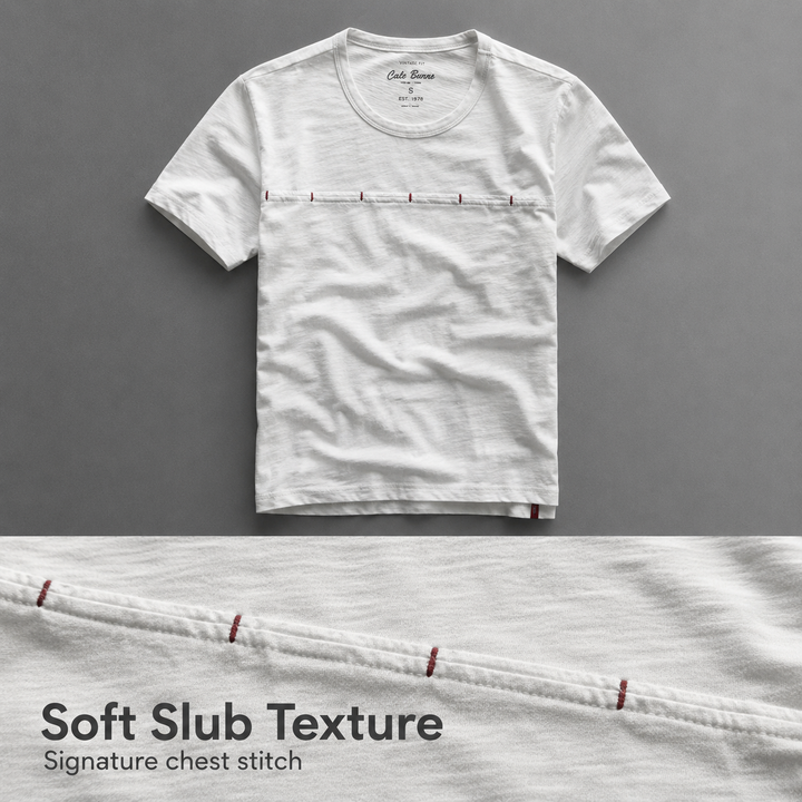 Sawtooth Cotton Tee