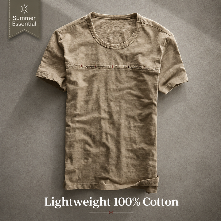 Sawtooth Cotton Tee