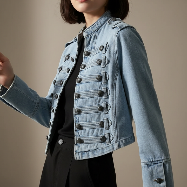 Cadence Cropped Denim Jacket