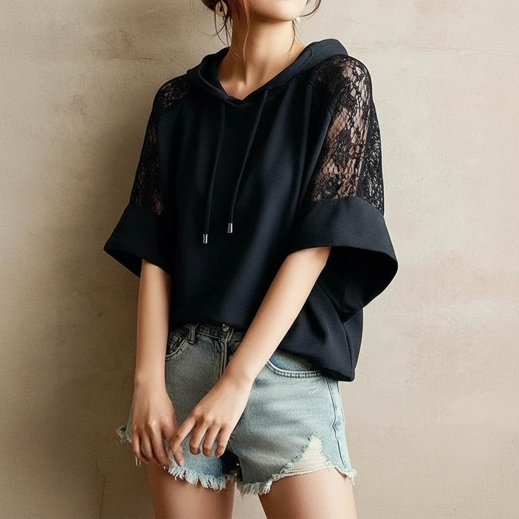 Evelina Lace Hoodie