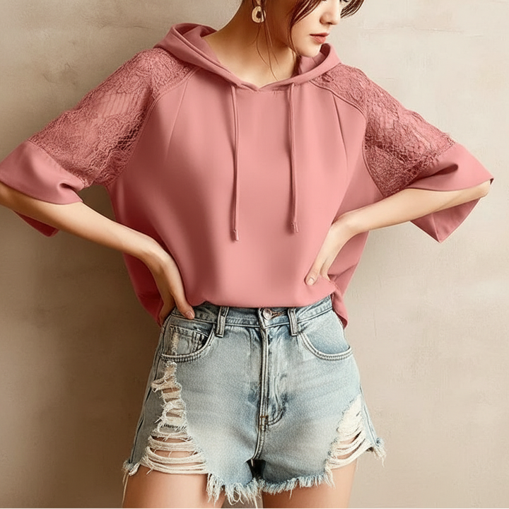Evelina Lace Hoodie