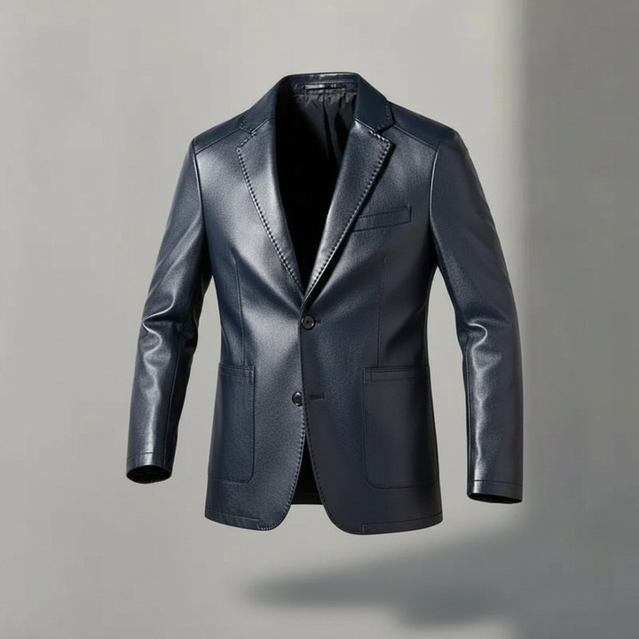 Everett Leather Blazer